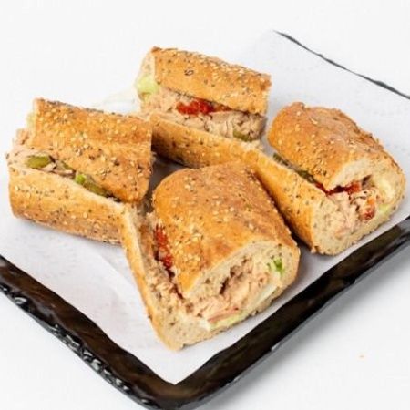 Tuna sandwich corn